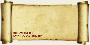 Jelena Jovanović vizit kartica